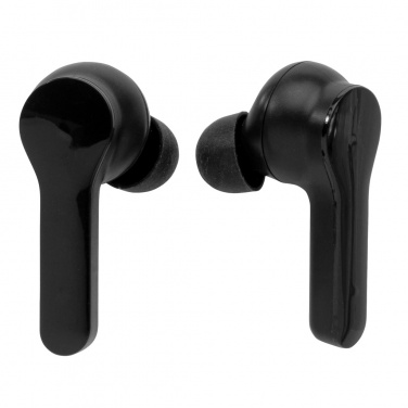 Logo trade firmakingid foto: Laadimisümbrises valgustatud logoga TWS kõrvaklapid