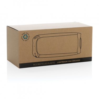 Logo trade firmakingi pilt: RCS taaskasutatud plastist Lightboomi 10 W kõlar