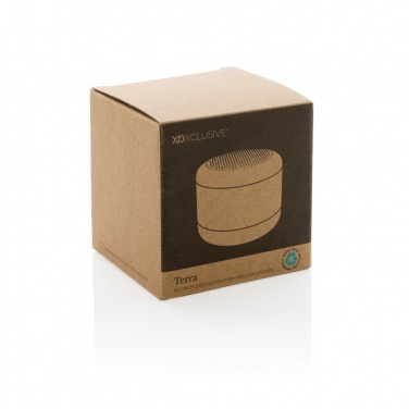 Logo trade firmakingi pilt: Terra RCS taaskasutatud alumiiniumist 5W juhtmevaba kõlar