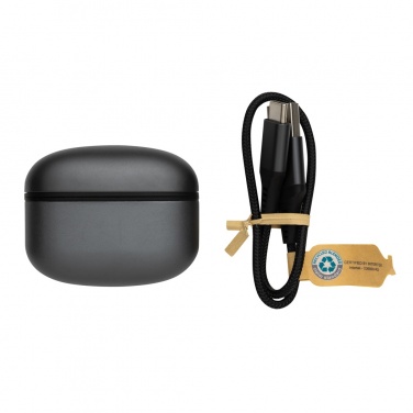 Logotrade reklaamkingituse foto: Terra RCS taaskasutatud alumiiniumist juhtmevabad kõrvaklapid