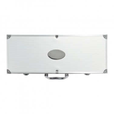 Logotrade firmakingi foto: 12 osaline grillikomplekt alumiiniumkarbis