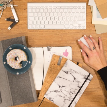 Logotrade reklaamkingi foto: A5 märkmik bambusest pliiatsiga koos pliiatsiga