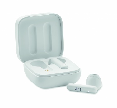 Logo trade reklaamtoote pilt: TWS kõrvaklapid päikeselaadijaga