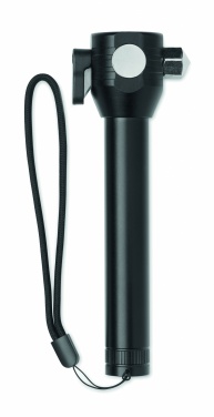 Logo trade firmakingid foto: 3-ühes alumiiniumist taskulamp koos avariivasara ja turvavöölõikuriga, kohandatava trükilahendusega