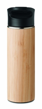 Logotrade firmakingituse foto: Bambusest 450ml termospudel