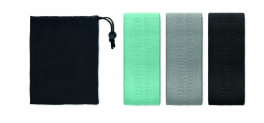 Logo trade reklaamtooted foto: Komplektis 3 fitnessrihma kotis