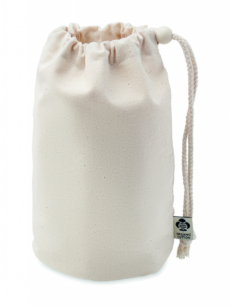 Logo trade reklaamkingid foto: Väike orgaanilisest puuvillast kott