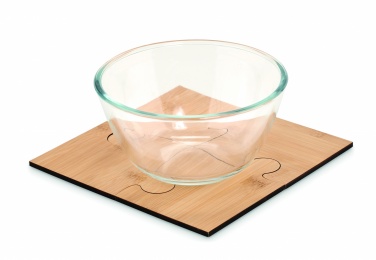 Logo trade ärikingituse pilt: Puzzle kujuliste tassialuste komplekt