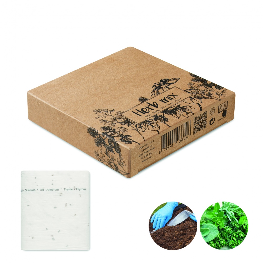 Logotrade firmakingituse foto: Ürdiseemnete teip 3 meetrit