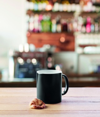 Logotrade reklaamkingi foto: Tume sublimatsioonikruus 300ml