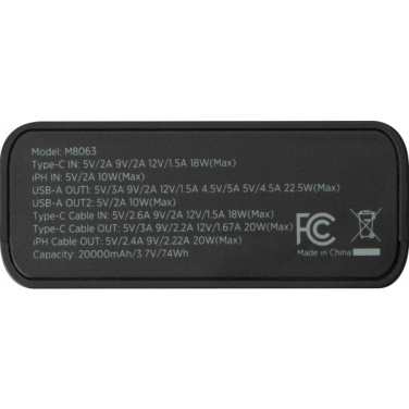 Logo trade ärikingid foto: Akupank 20 000 mAh MARABELLA MoLu