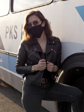 Logo trade reklaamtoote pilt: VENUS PRO puuvillane näomask koos HEPA filtri taskuga 1378165