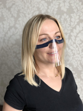 Logotrade reklaamkingid pilt: KALIPSO näokaitse - läbipaistev mask suu ja nina jaoks 1447162