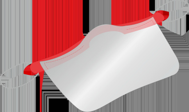 Logo trade meene pilt: KALIPSO näokaitse - läbipaistev mask suu ja nina jaoks 1447162