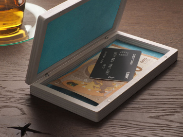 Logotrade firmakingitused pilt: Puidust arvelduskarp 1816121