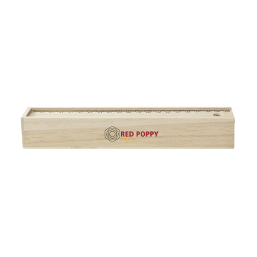 Logo trade firmakingituse pilt: LiniBox värvipliiatsid puidust karbis