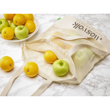 Logo trade reklaamtooted foto: Natura Organic Mesh Shopper (180 g/m²) ostukott