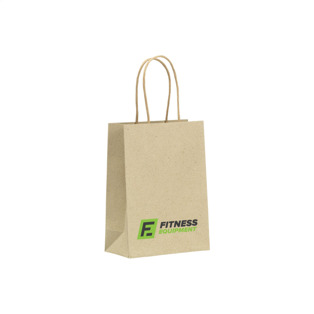 Logo trade reklaamtoote pilt: Leaf It Bag taaskasutatud murupaber (120 g/m²) S