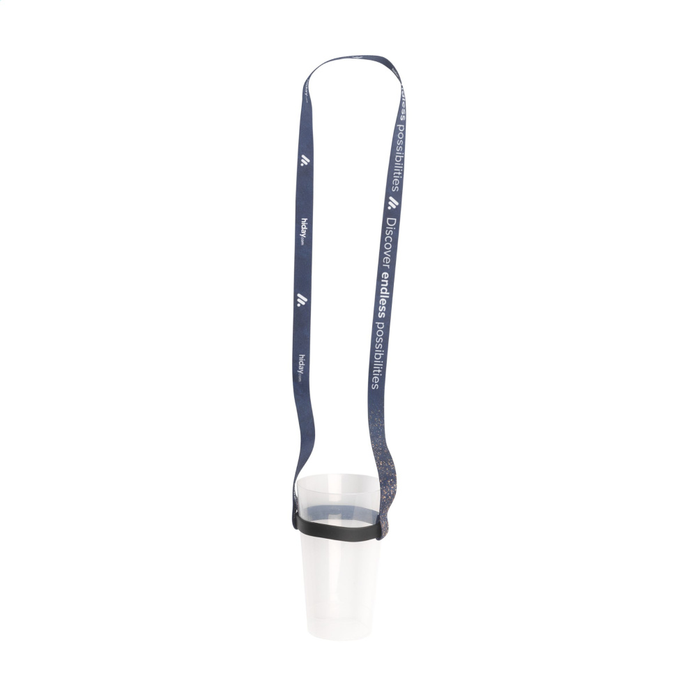 Logotrade reklaamkingi foto: Sublimatsioontrükiga RPET 1,5 cm pael - topsihoidja