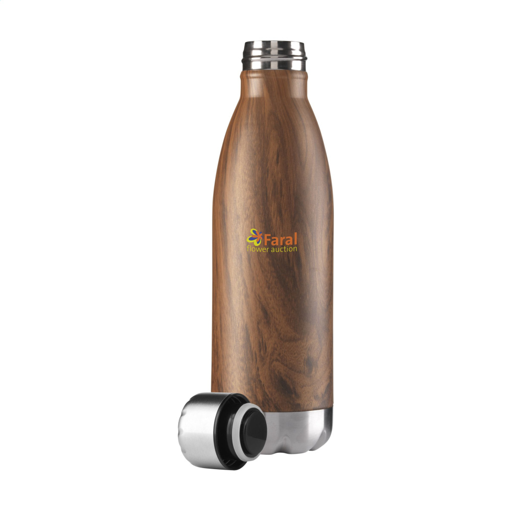Logo trade ärikingi pilt: Topflask Wood 500 ml joogipudel
