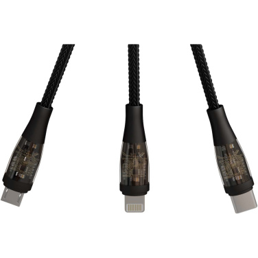 Logo trade reklaamkingituse pilt: SCX.design C50 5-ühes kiirlaadimiskaabel 100W/5A