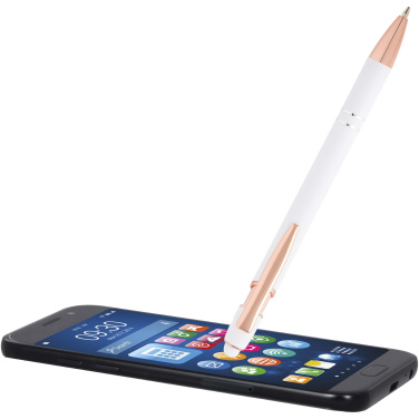 Logotrade reklaamkingi foto: Nanna pastapliiats roosakuldse viimistlusega (sinine tint)