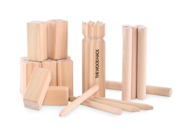 Logotrade reklaamtooted pilt: KING PETIT männipuidust õuemäng