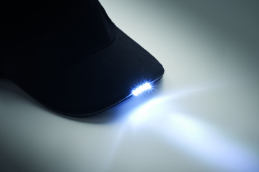 Logotrade reklaamkingitused pilt: LUZCAP 5 paneeliga LED puuvillane müts 220gr/m²