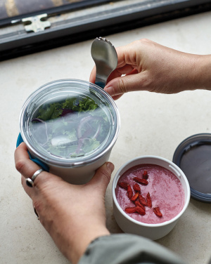 Logotrade firmakingi foto: Black+Blumi toidutermos