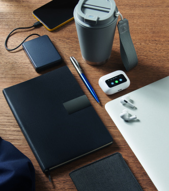 Logotrade firmakingi foto: TREZE A5 PU märkmik