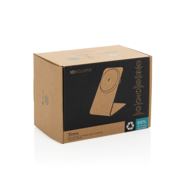 Logotrade firmakingitused pilt: Terra alumiiniumist 15W magnetiline juhtmevaba laadimise telefonialus