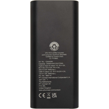 Logo trade meened foto: Acamar 20 000 mAh 70W sülearvuti akupank