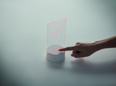 Logo trade reklaamtooted foto: LEDMEMO valgustatud LED-märkmetahvel