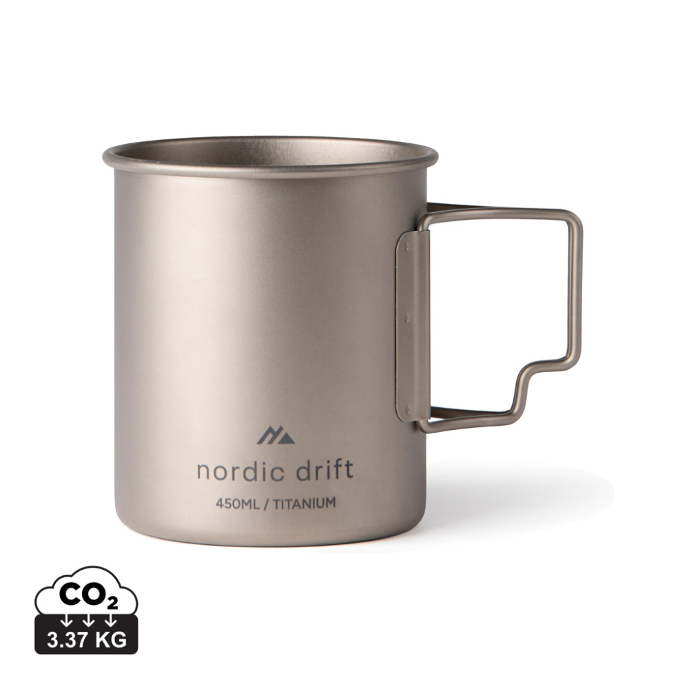Logo trade reklaamkingi pilt: Nordic Drift Trail Ultra Light Titanium 450ml kruus