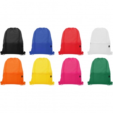 Logo trade mainoslahja ja liikelahja tuotekuva: Oriole-reppu kiristysnyörillä, verkkokangasta 5L