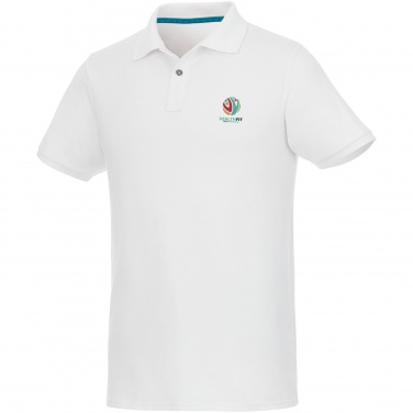 Logotrade mainoslahja ja liikelahja kuva: Beryl short sleeve men's organic recycled polo