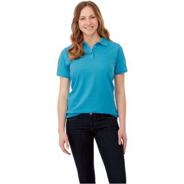 Logotrade liikelahjat kuva: Beryl short sleeve women's organic recycled polo