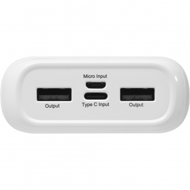 Logotrade mainoslahja tuotekuva: Electro 20 000 mAh:n varavirtalähde kierrätetystä muovista 