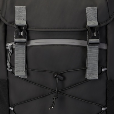 Logotrade mainoslahjat ja liikelahjat tuotekuva: Aqua 15,6" GRS-kierrätetystä materiaalista valmistettu vedenkestävä reppu kannettavalle tietokoneelle 23 l