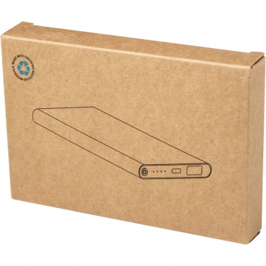 Logotrade liikelahja tuotekuva: Pep 4 000 mAh:n Type-C-varavirtalähde kierrätetystä alumiinista 