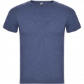 Fox lyhythihainen t-paita miehille, Heather Denim Blue