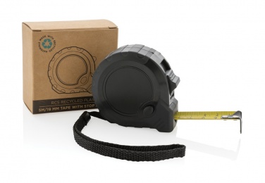 Logo trade mainoslahjat tuotekuva: RCS 5M/19 mm mittanauha stop-painikkeella