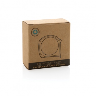 Logotrade mainoslahjat kuva: RCS 5M/19mm bambumittanauha kierrätetystä muovista