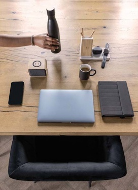 Logo trade mainoslahjat ja liikelahjat kuva: Ontario RCS 15W 3-in-1 laturi kier. muovista ja bambusta