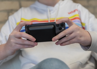 Logo trade liikelahjat mainoslahjat kuva: Magneettinen 5000mAh 5W langaton virtapankki