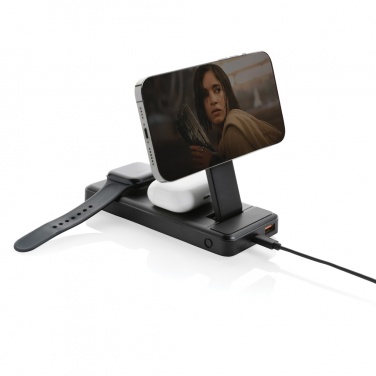 Logo trade liikelahja kuva: Fenwick 10000mAh 3-in-1 virtapankki RCS muovista