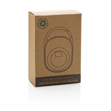 Logo trade liikelahja kuva: RCS Lightboom 5W clip-kaiutin kierrätetystä muovista