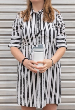 Logotrade mainostuotet kuva: Sporttinen tyhjiöpullo ruostumattomasta teräksestä, 550ml