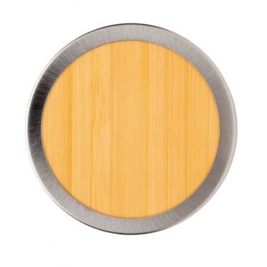 Logotrade mainoslahja tuotekuva: Vuototiivis bambusta valmistettu termospullo