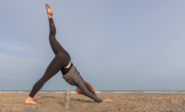 Logo trade mainoslahja kuva: Impact borosilikaattilasipullo bambukannella